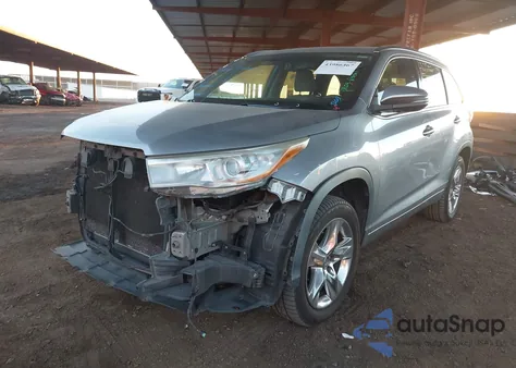 2015 Toyota Highlander Limited V6 from USA, damaged, VIN 5TDYKRFH3FS038763